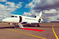Oil industry private jet
