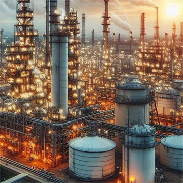 crude oil refinery